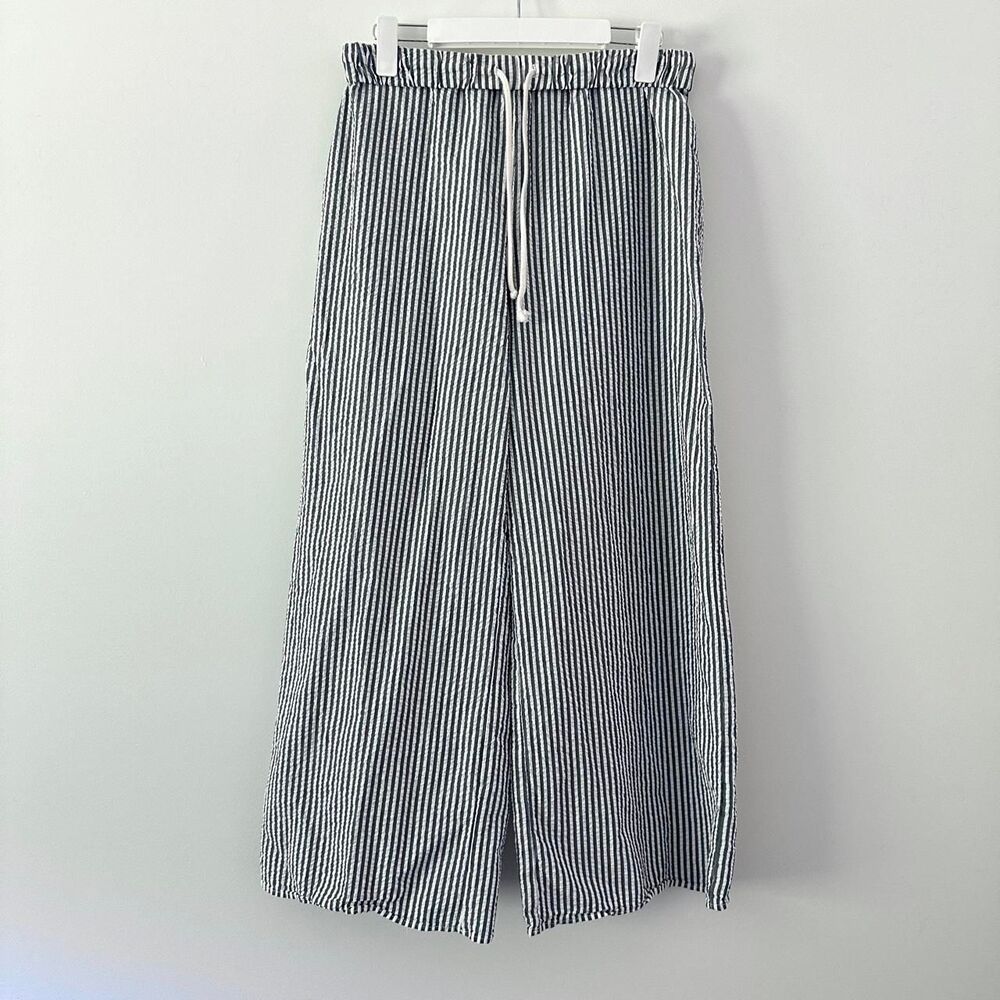 H/G Cotton Pants Women Large Wide Leg Indie Cottagecore Boho Earthy Granola
